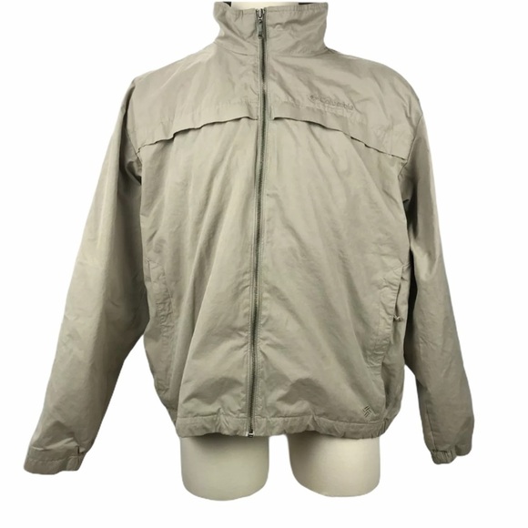 Columbia Mens lightweight jacket size XL tan - Picture 1 of 9